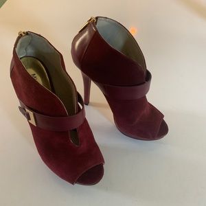 Michael Kors burgundy high heels